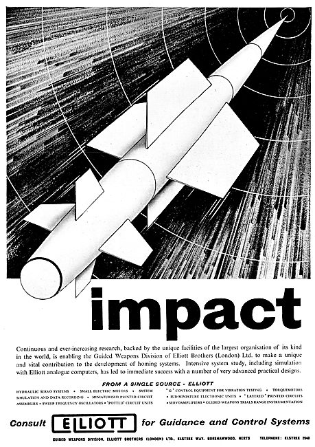 Elliott Brothers Guidance & Controls For Guided Missiles         