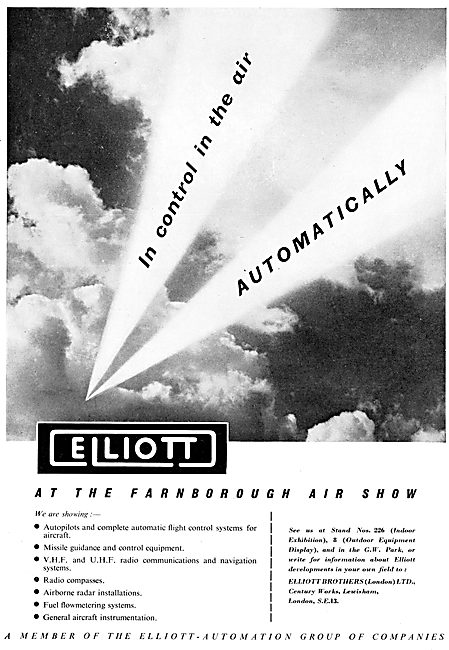 Elliott Brothers Avionics 1958                                   