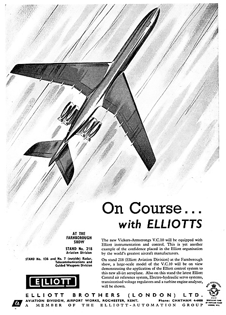Elliottt Brothers. Elliott-Automation. Elliott Avionics          