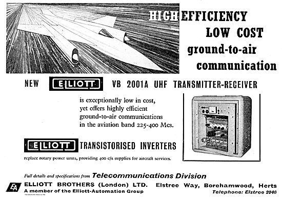 Elliott Brothers VB2001A UHF Transmitter-Receiver                