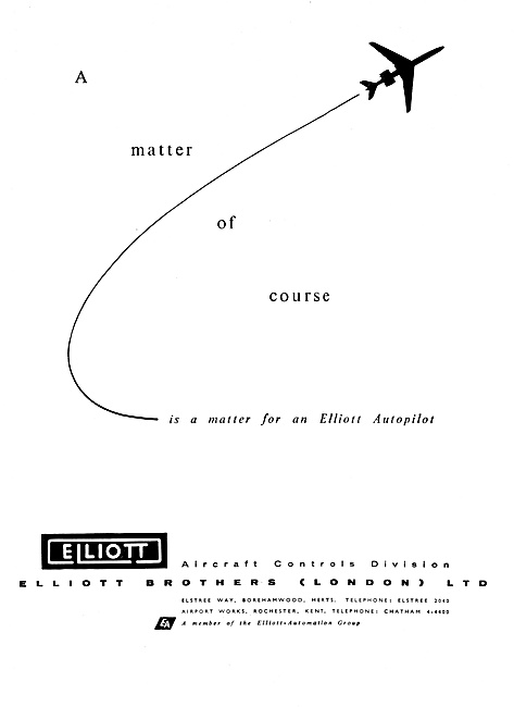 Elliott Brothers Autopilots                                      