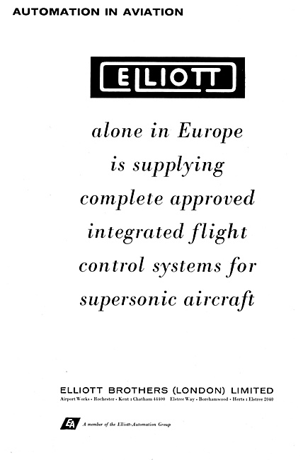 Elliott Brothers Flight Control & Guidance Systems               