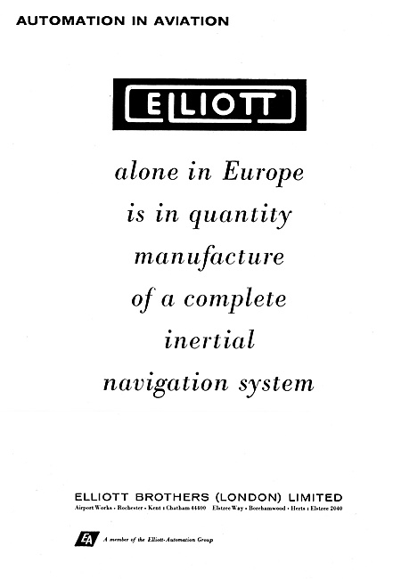 Elliott Brothers Inertial Navigation Systems                     