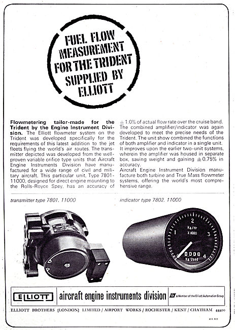 Elliott Fuel Flow Measurement Equipment                          