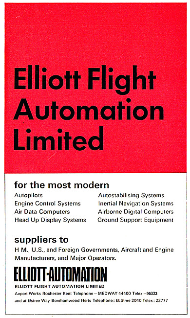 Elliott Flight Automation. Aircraft Flight Control Systems       