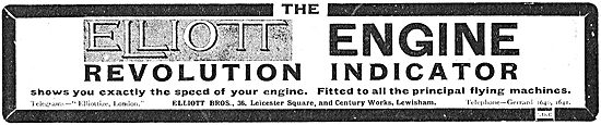 Elliott Brothers Aero Engine Revolution Indicators               