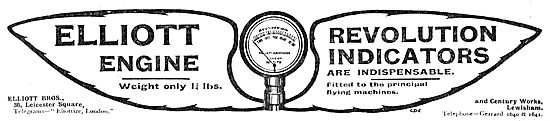 Elliott Brothers Light Weight Aero Engine Revolution Indicators  