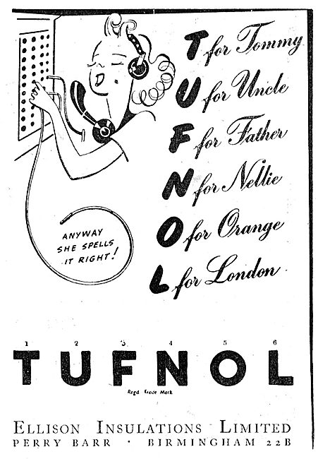 Ellison Insulations - Tufnol 1943                                