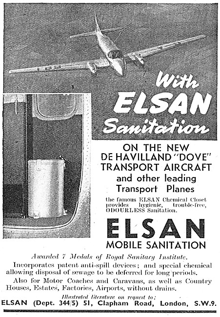 Elsan Sanitation Units For Aircraft                              