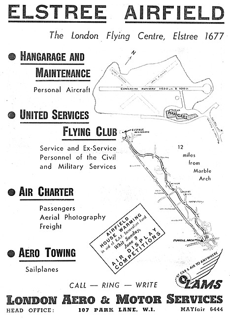 London Aero & Motor Services Elstree - LAMS Elstree              