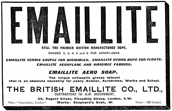 British Emaillite Dope - British Aero Soap                       