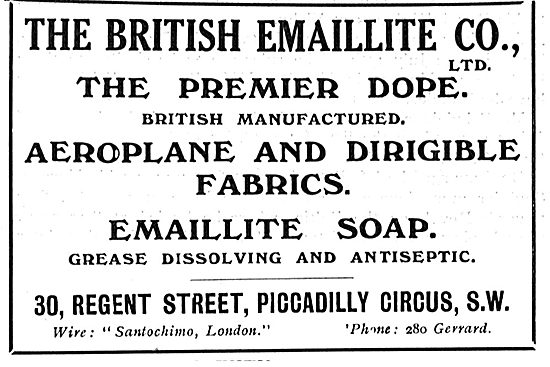 Emaillite Dope For Aeroplanes & Dirigibles                       