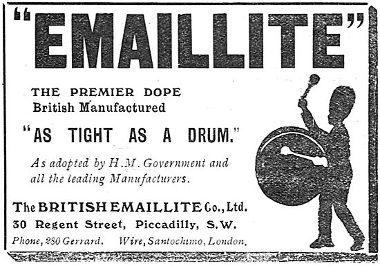 British Emaillite Dope & Fabrics - As Tight As A Drum            