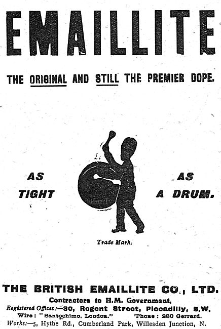 Emaillite Premier Aeroplane Dope - Tight As A Drum               