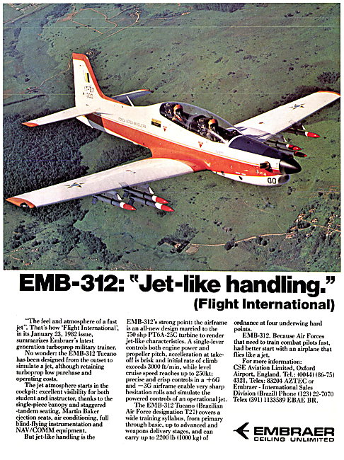Embraer EMB-312 Tucano                                           