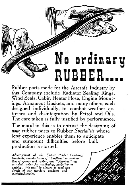 Empire Rubber - Moulded & Extruded Rubber For Aircraft           