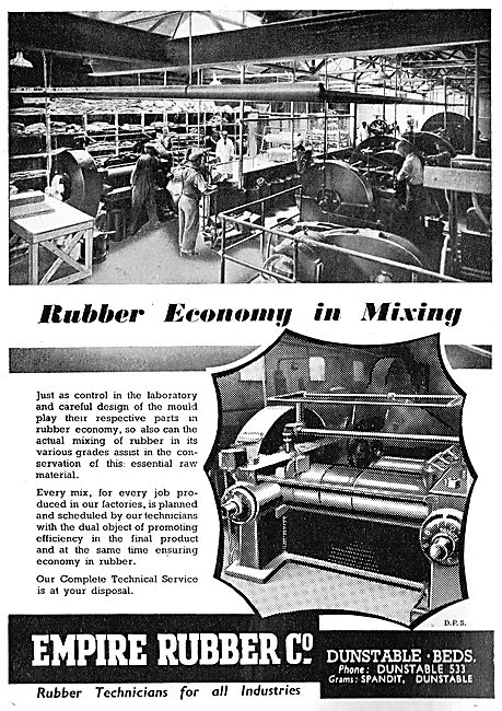 Empire Rubber - Rubber For Aircraft Engineering 1942             