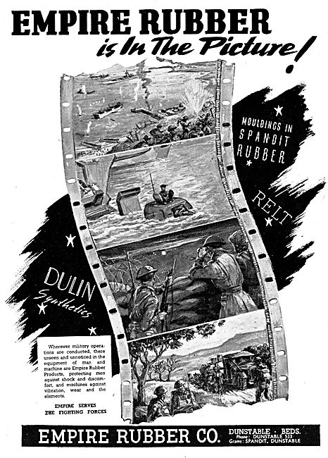 Empire Rubber - Dulin Moulded & Extruded Synthetic Rubber 1945   