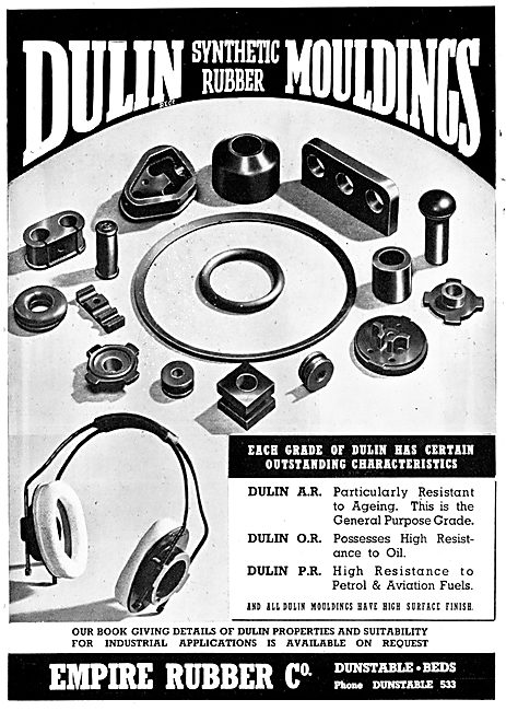 Empire Rubber - Dulin Synthetic Rubber Mouldings 1945            