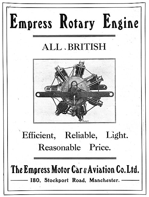 Empress Rotary Aero Engine                                       