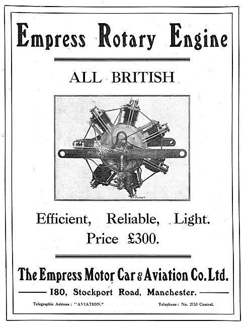 Empress Rotary Aero Engine                                       
