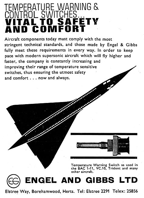 Engel & Gibbs Controls & Switches For Aircraft                   