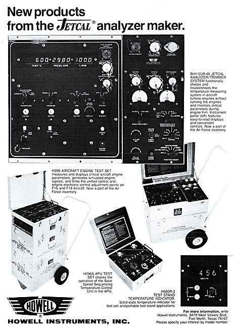 Howell JetCal Analyzer                                           