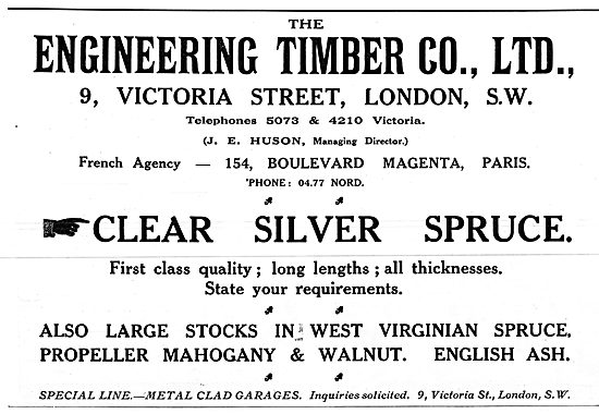 The Engineering Timber Co - Wood For Aircraft Constructors       