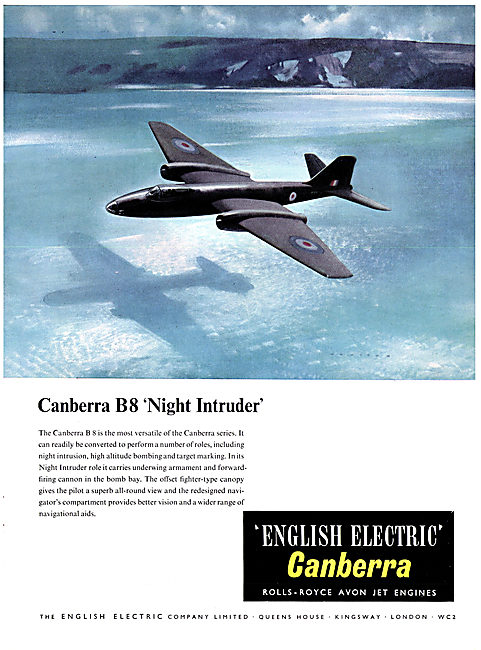 English Electric Canberra B8 Night Intruder                      