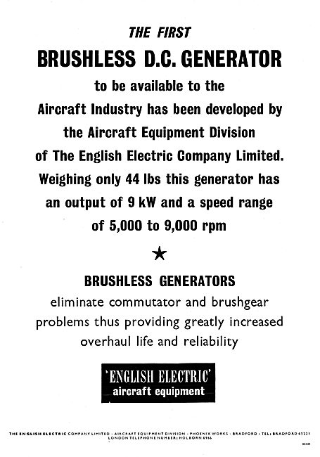 English Electric Aircraft Equipment                              