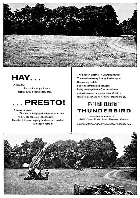 English Electric Thunderbird                                     
