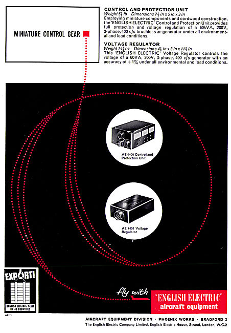 English Electric Aircraft Electrical Components                  