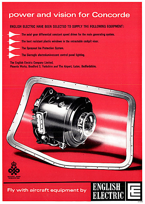 English Electric Aircraft Electrical Components & Anti Ice System