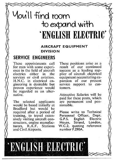 English Electric Service Engineers                               