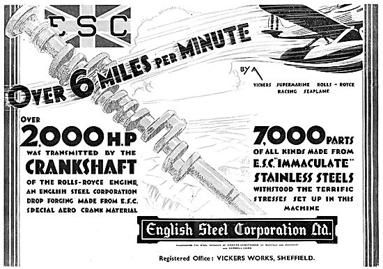 English Steel - ESC Special Aero Crank Material                  