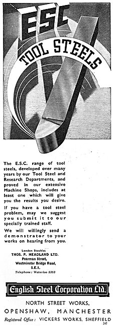 English Steel - Machine Tool Steels                              