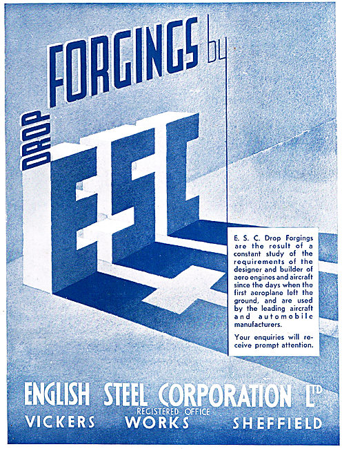 English Steel - Drop Forgings                                    