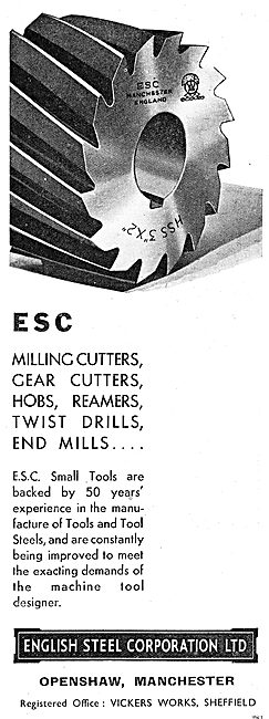 English Steel Corp: Cutters. Drills & Reamers                    