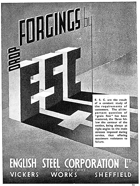 English Steel Corporation. ESC.  Drop Forgings                   