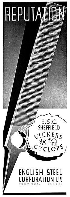 English Steel - E.S.C Vickers Cyclops Files                      