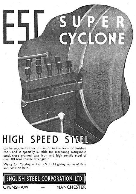 ESC - English Steel Corporation. Super Cyclone High Speed Steel  