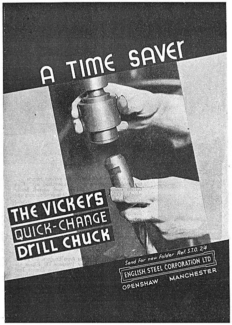 ESC - English Steel Corporation - Vickers Drill Chuck            