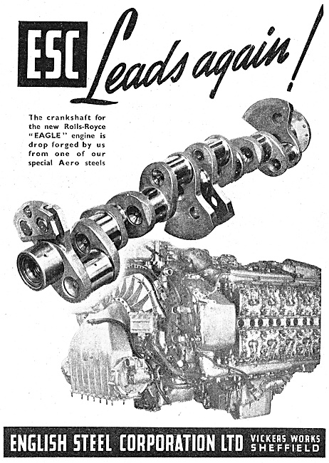 E.S.C. English Steel Corporation. Drop Forgings & Special Steels 