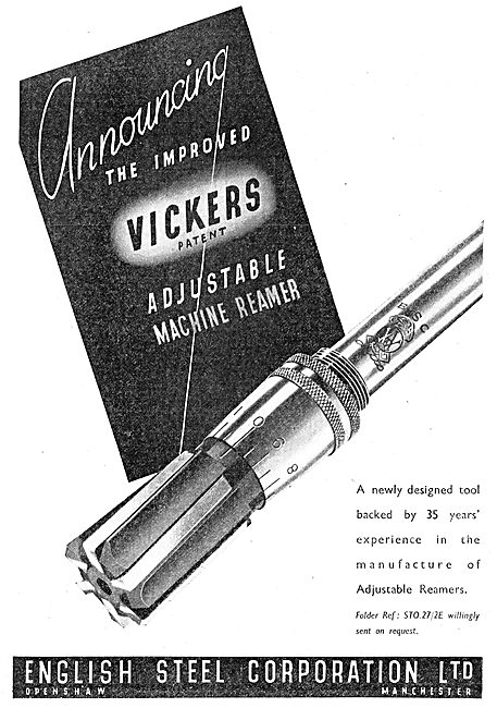 English Steel Corporation ESC Tools 1949                         