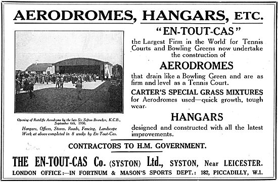 En-Tout-Cas Aerodromes & Hangars                                 