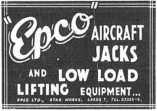 Epco Aircraft Jacks & Low Load Lifting Equipment                 