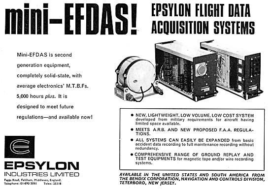 Epsylon Mini-EFDAS Flight Data Acquisition System                