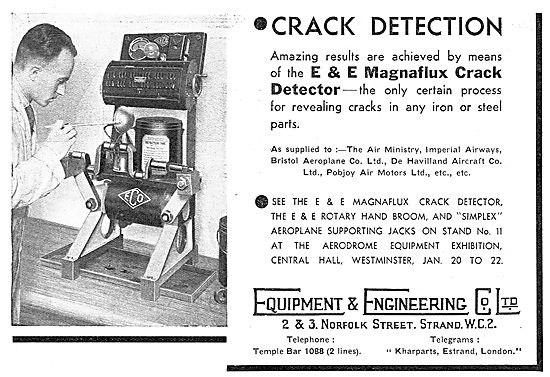 Equipment & Engineering Co -NDT. Magnaflux Crack Detection       
