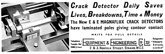 Equipment & Engineering Co -NDT. Magnaflux Crack Detection       