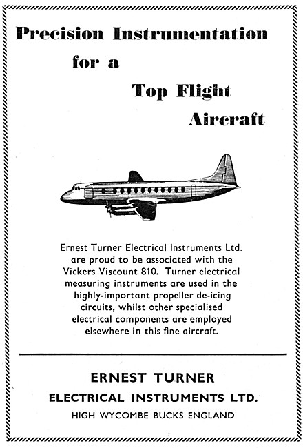 Ernest Turner Electrical Instruments                             
